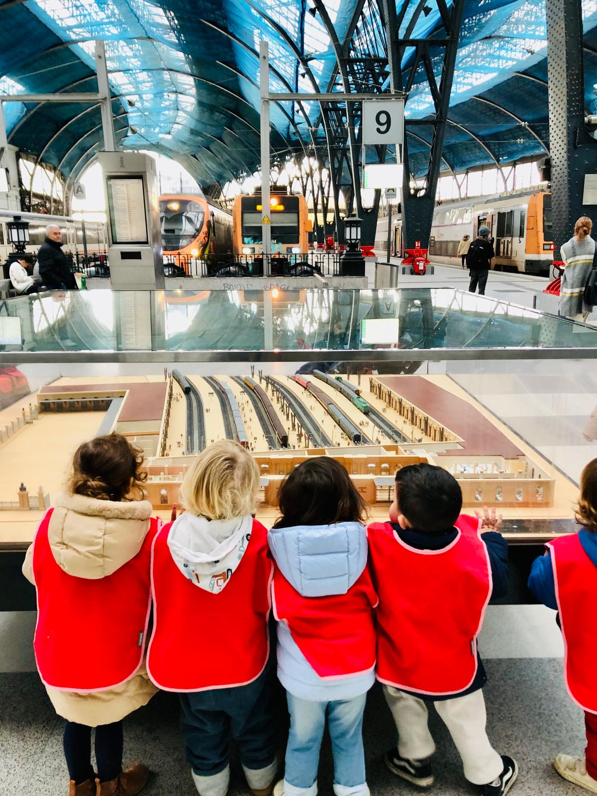 Les maquettes de trains à l'Estació de França