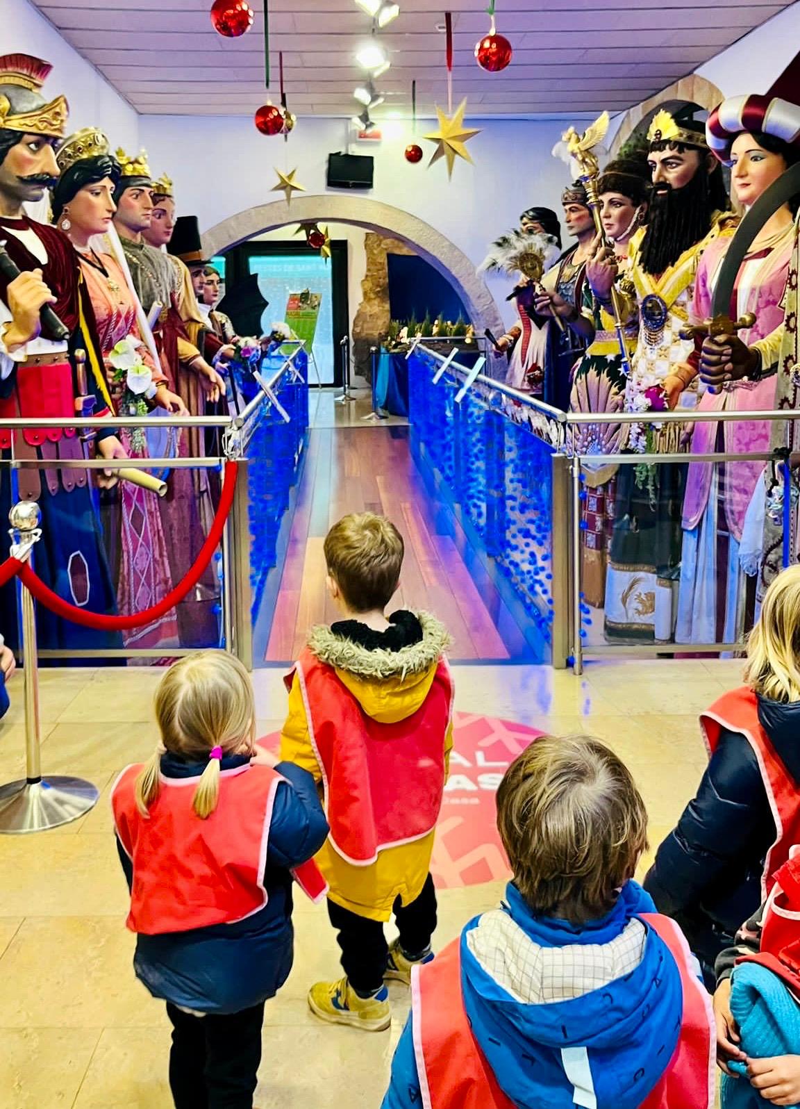 Visite des géants de Barcelone